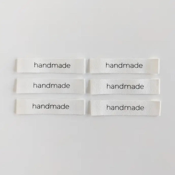 Woven Garment Labels 6-Pack - Handmade - Thread Count Fabrics