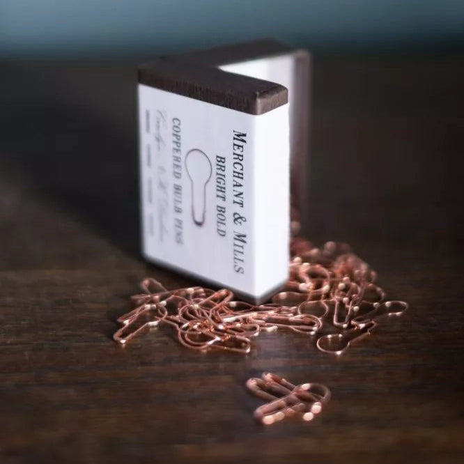 Coppered Bulb Pins
