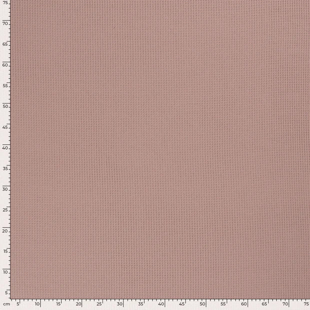 Stretch Waffle Knit - Light Mauve