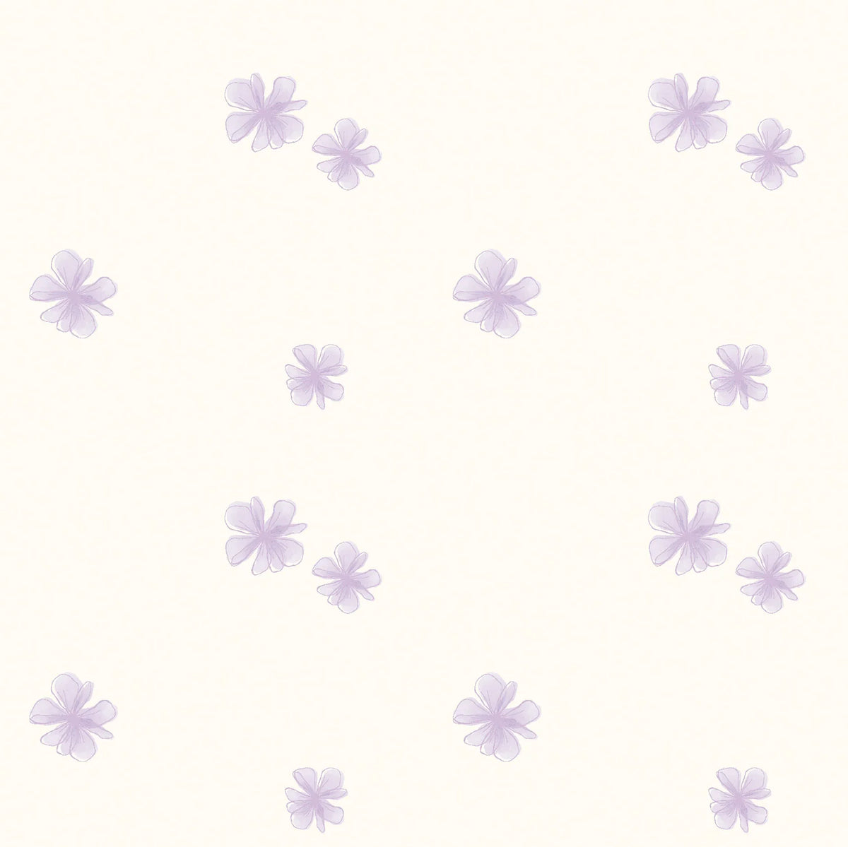 Blooms Lilac | Ribbed Knit