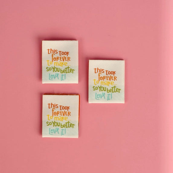 Woven Garment Labels 3-Pack - You Better Love It