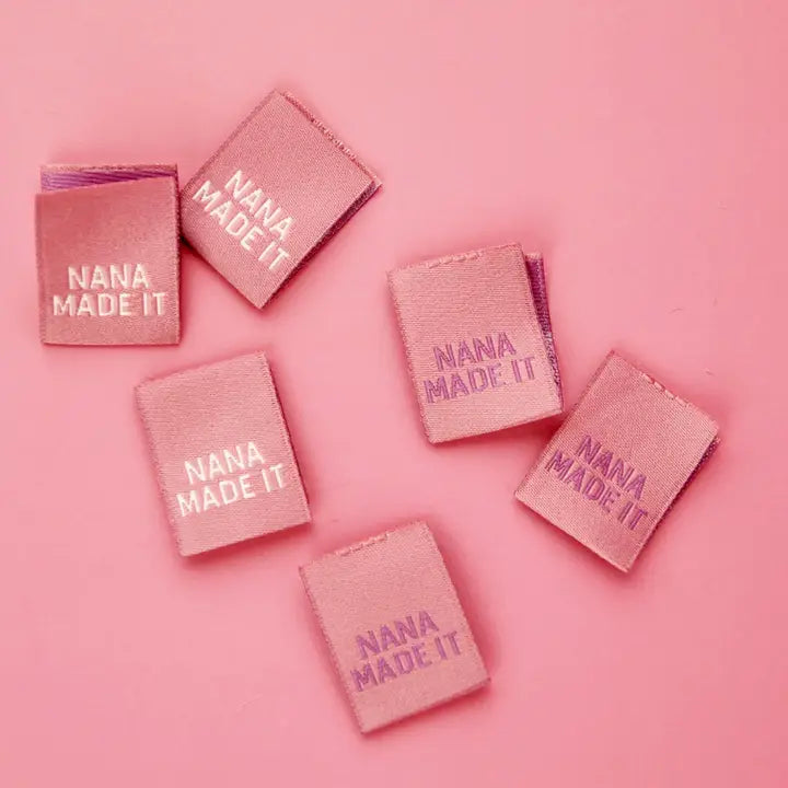Woven Garment Labels 6-Pack - Nana Made It
