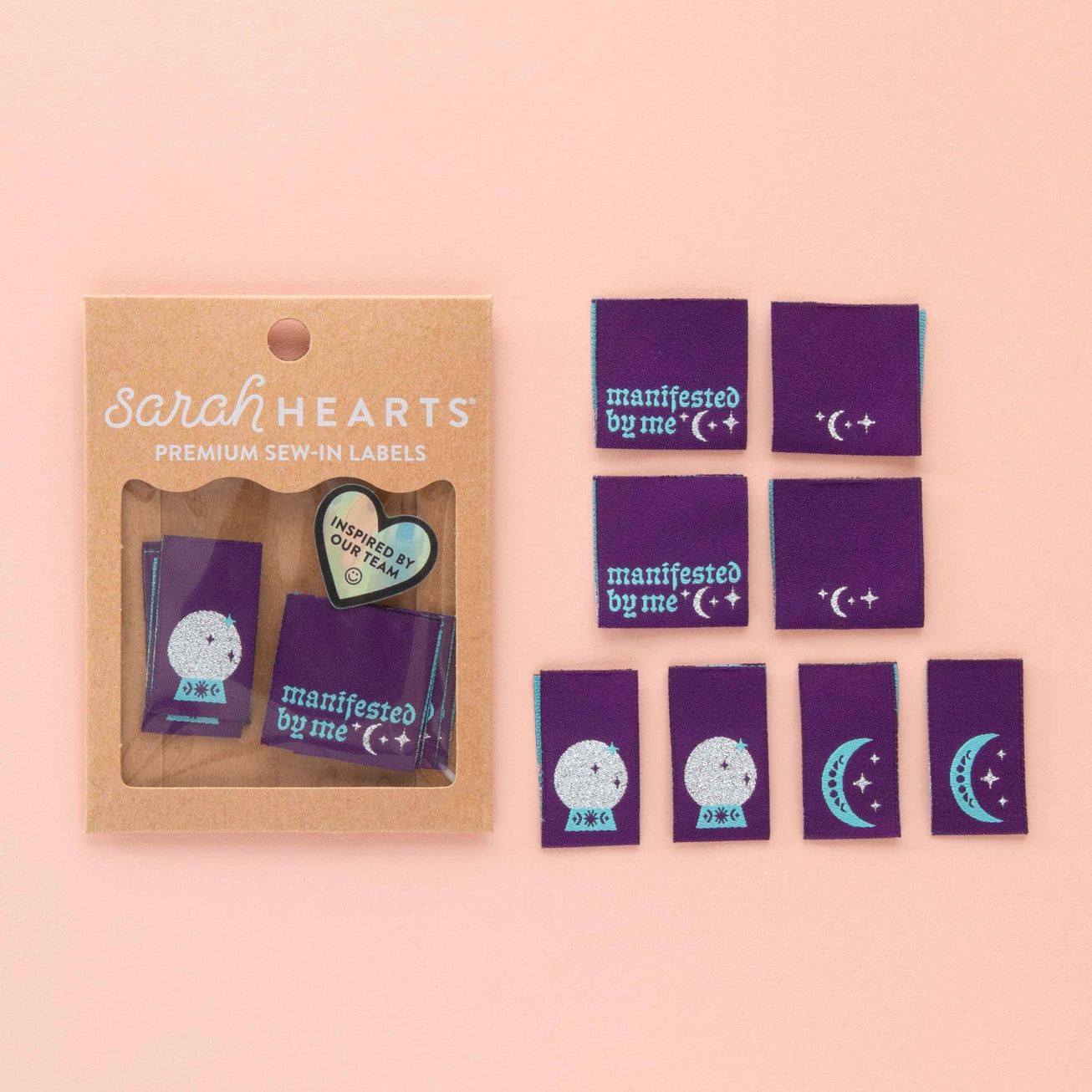 Woven Garment Labels 8-Pack - Manifested By Me Multipack