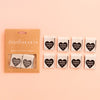 Woven Garment Labels 8-Pack - Thanks I Made It - Hearts