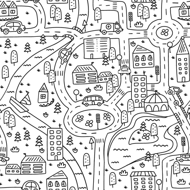 Cotton Poplin - City Map