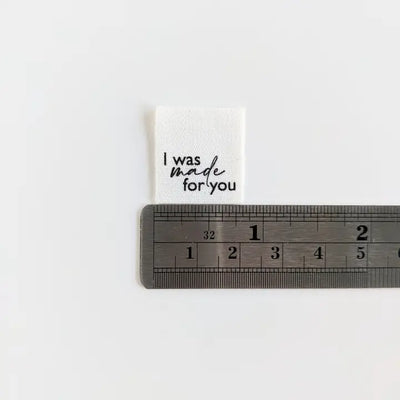 Woven Garment Labels 6-Pack - I Was Made For You, And Only You