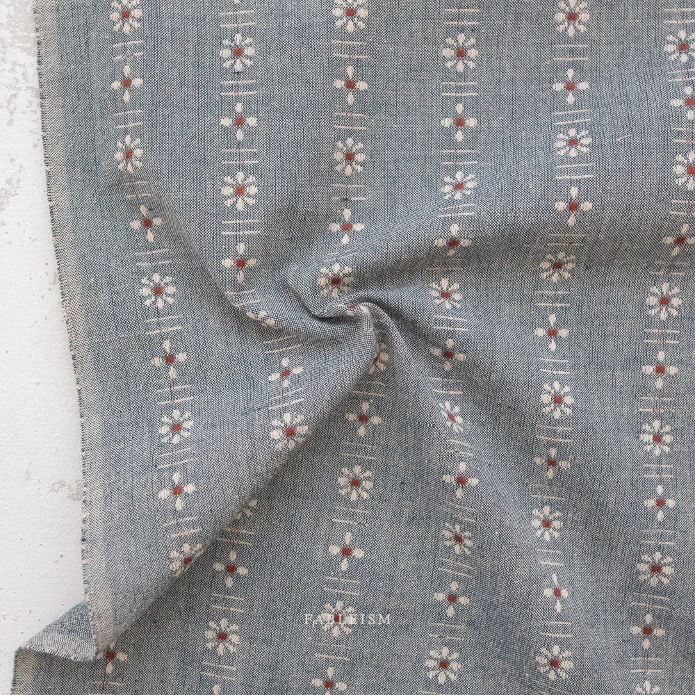 Forest Forage Daisies - Denim