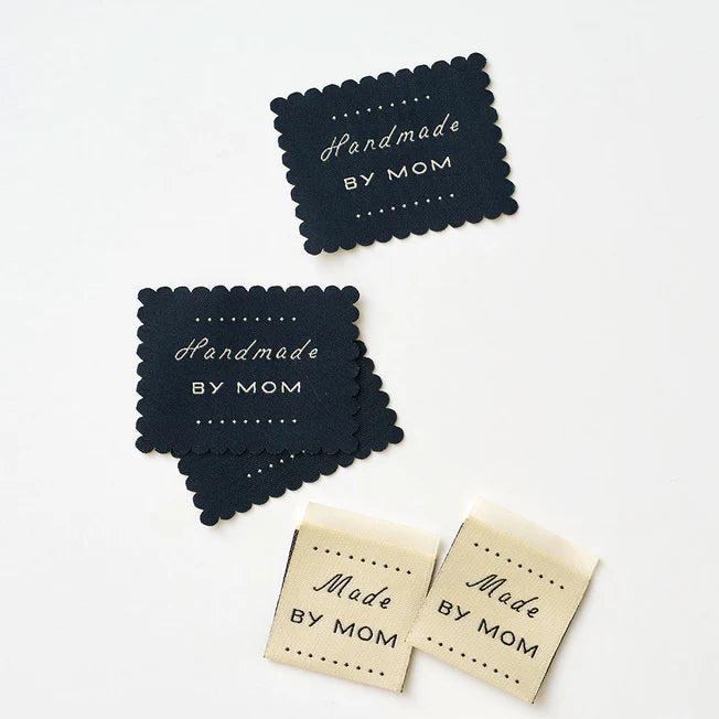 Woven Garment Labels 6-Pack - Handmade By Mom