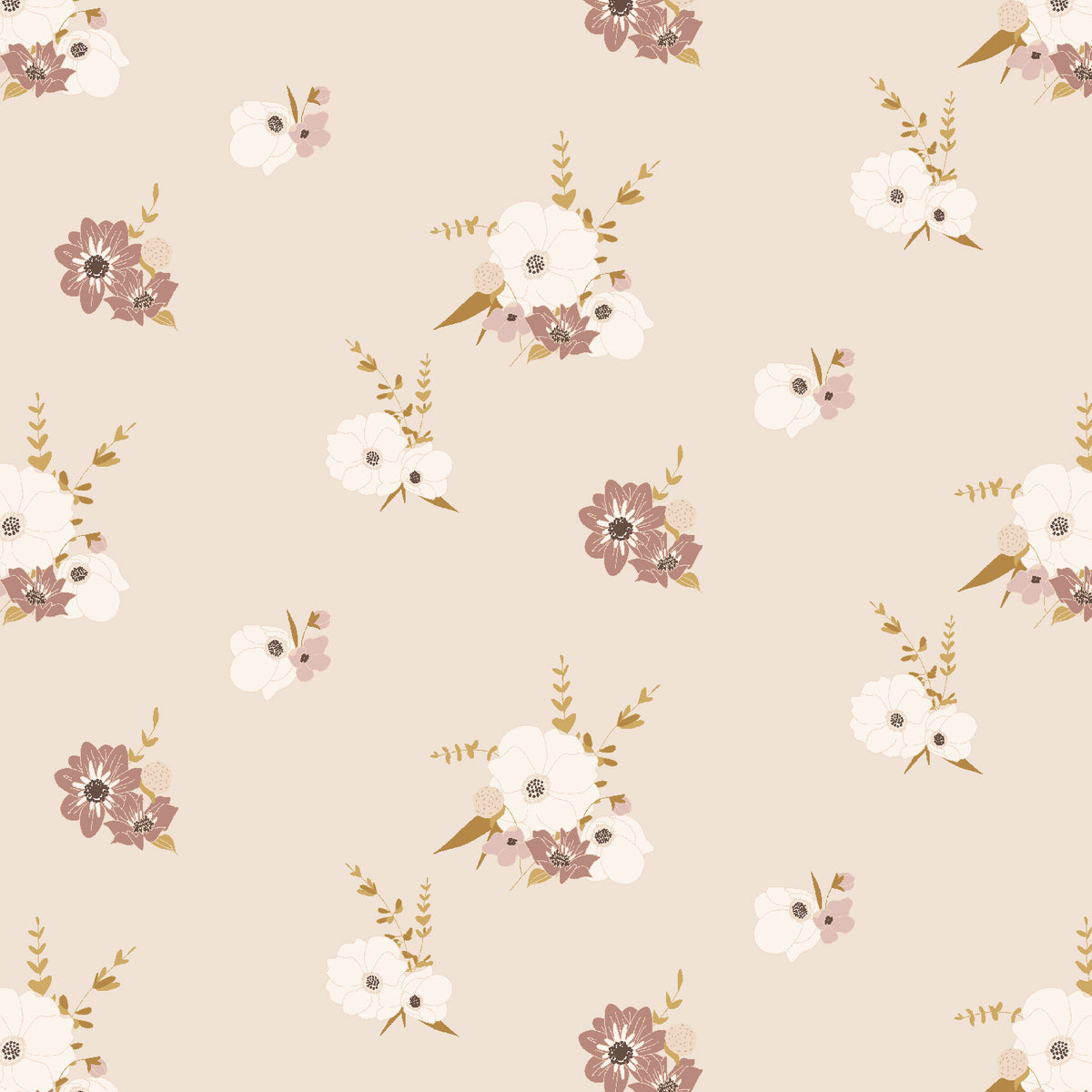 Enchanted Blossoms - Pink Damask