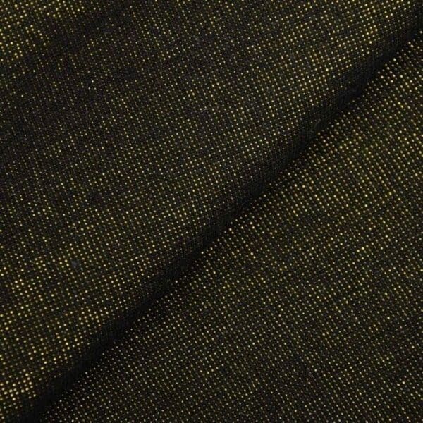 Essex Yarn Dye Metallic - Licorice | Small Bolts