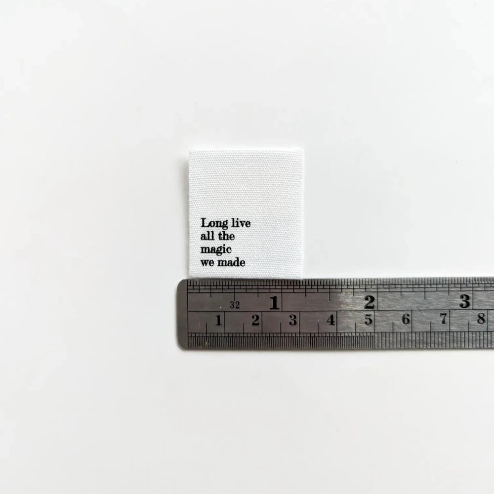Woven Garment Labels 6-Pack - Long Live all the Magic