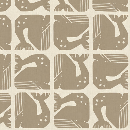 By The Seaside - Grumpy Whales Grey