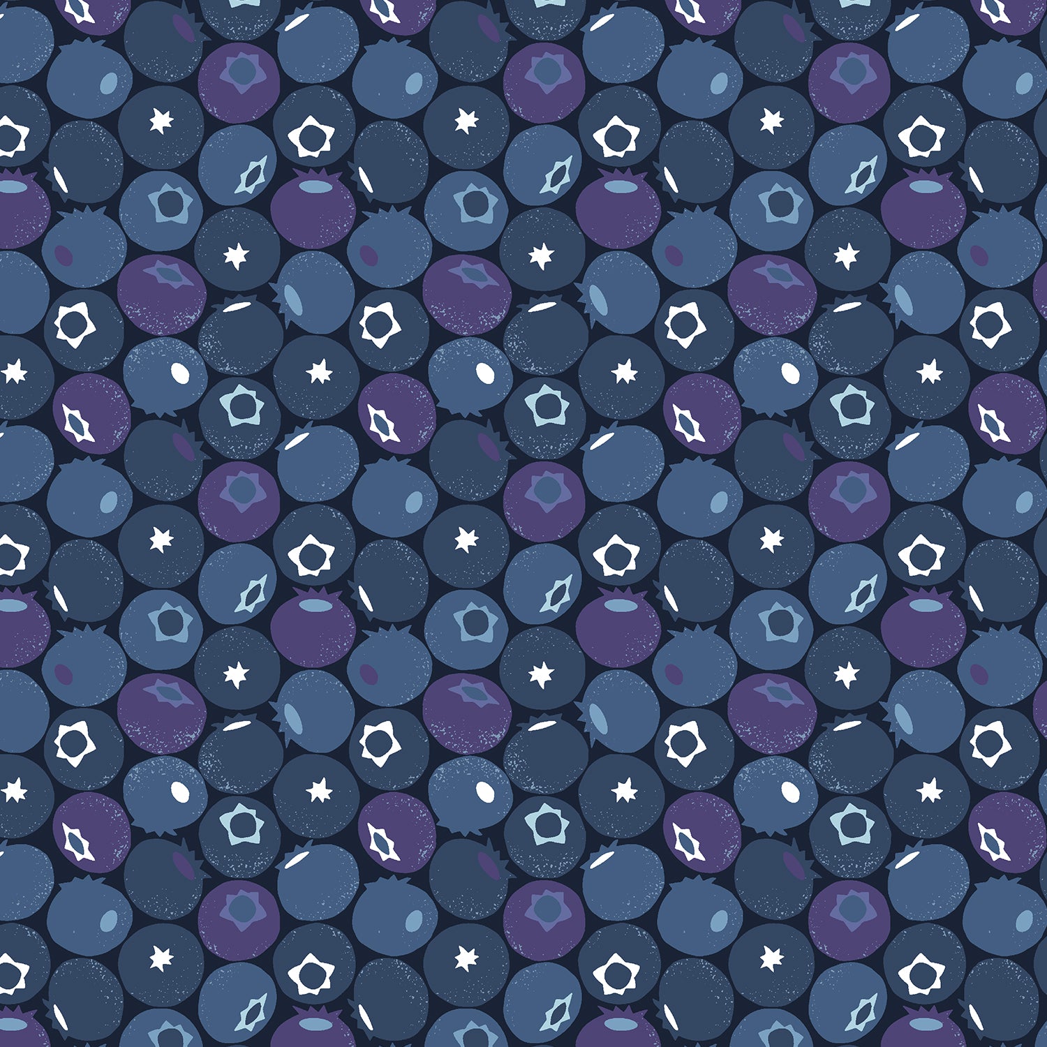 Under The Apple Tree II - Blueberry - Blue Dusk