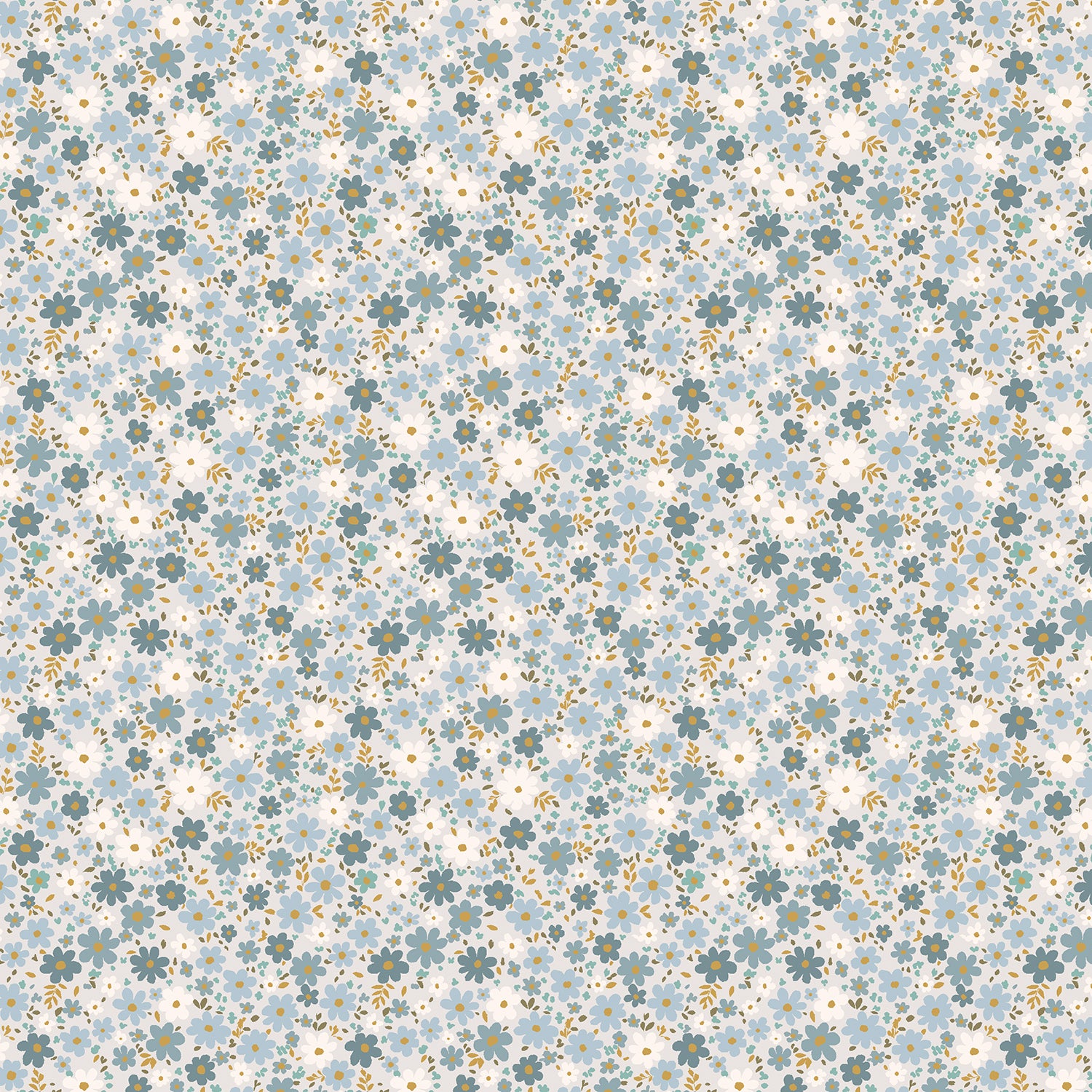 Flower Magic - Field of Blooms Blue