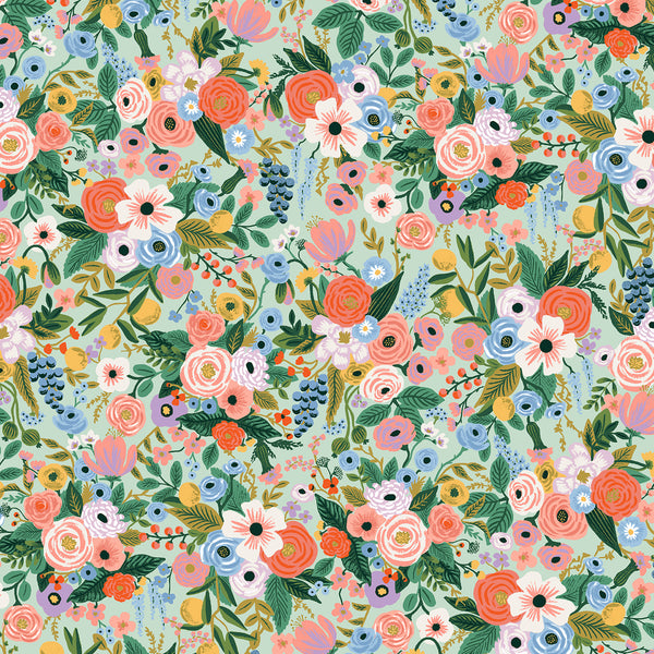 Orchard - Petite Garden Party Mint - Thread Count Fabrics