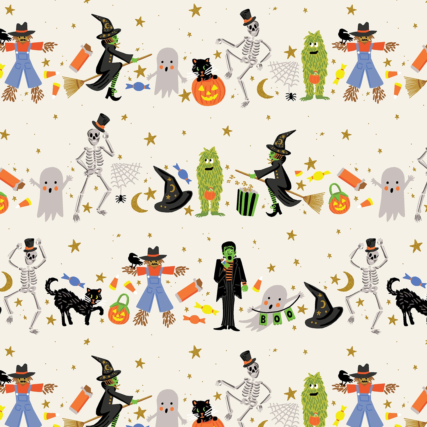 Halloween - Parade Cream Metallic