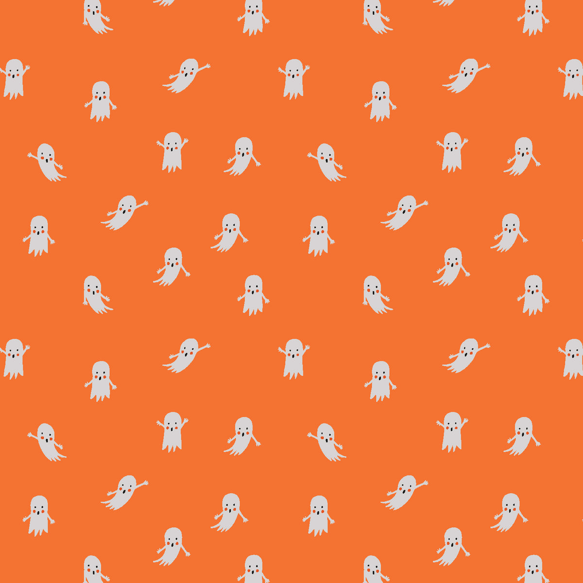 Halloween - Ghosts Orange