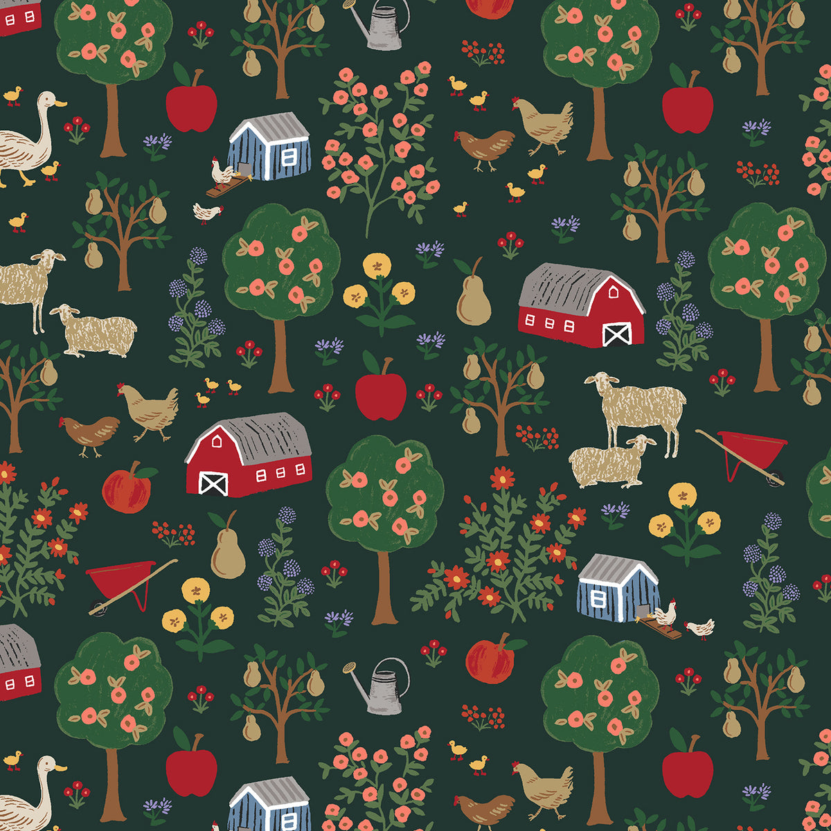 Home Sweet Home - Farmhouse Evergreen
