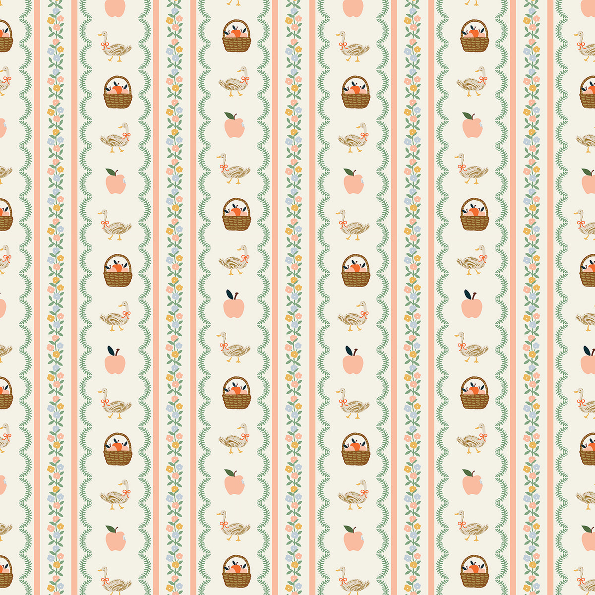 Home Sweet Home - Farmhouse Stripe Cream