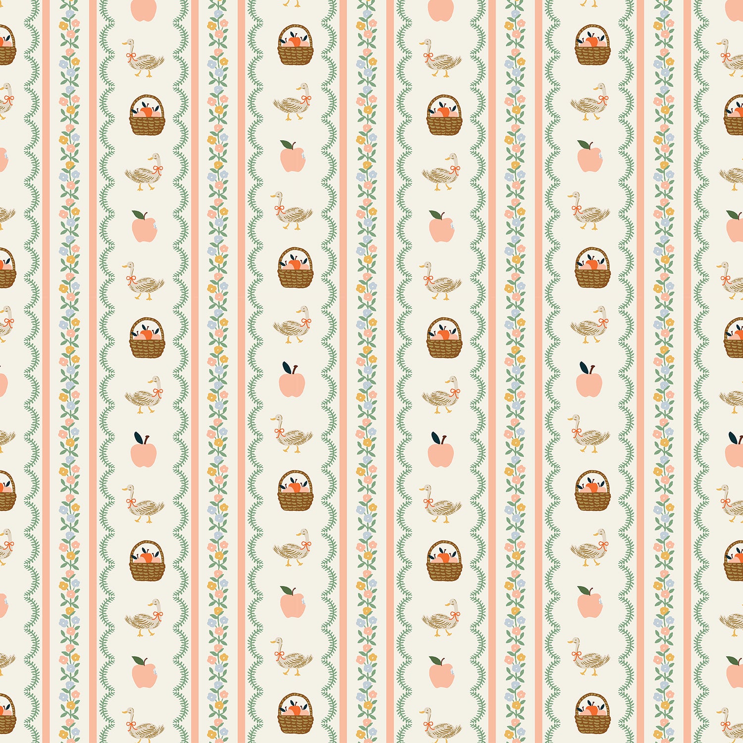 Home Sweet Home - Farmhouse Stripe Cream