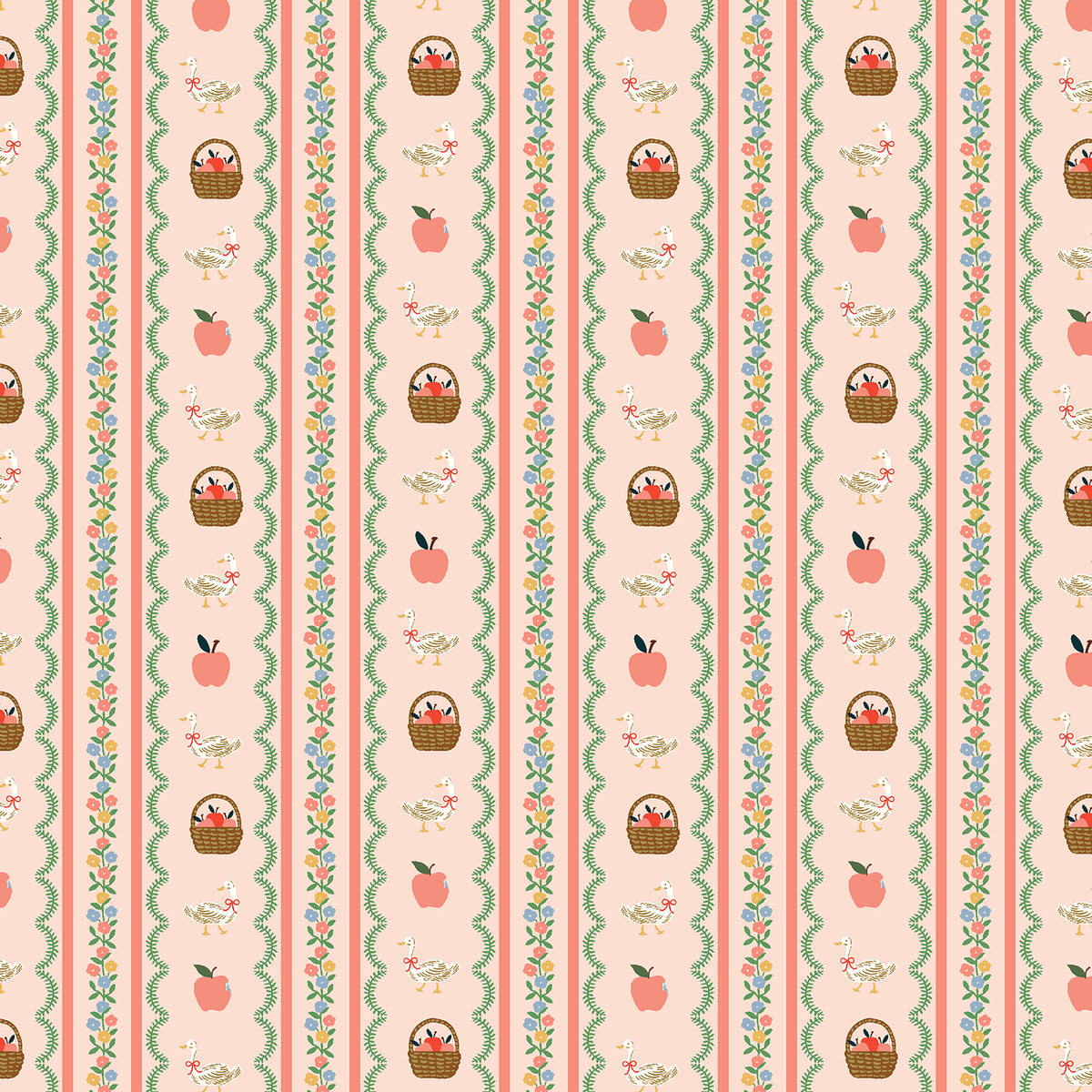 Home Sweet Home - Farmhouse Stripe Pink