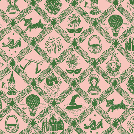 Oz - Oz Argyle Pink | Canvas