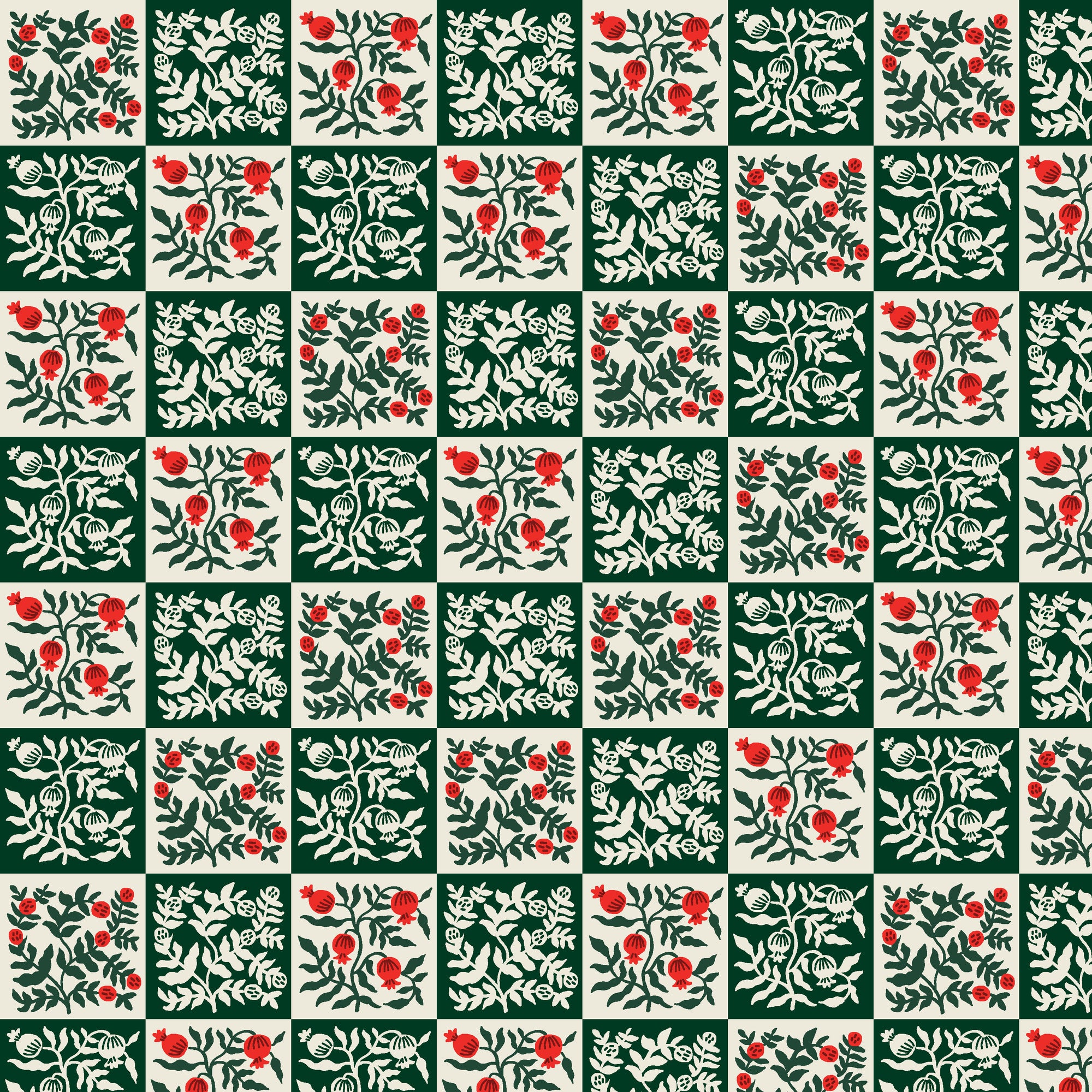 Holiday Classics III - Yuletide Floral - Evergreen