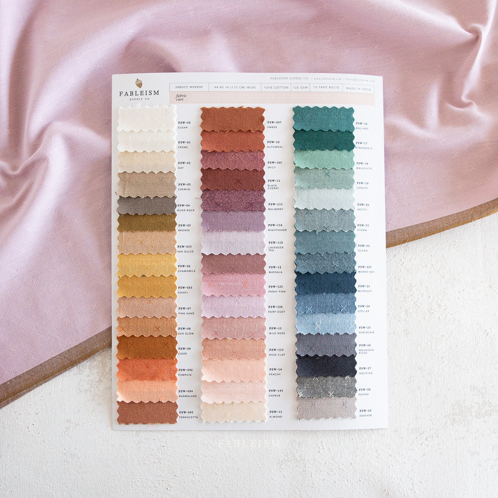 Sprout Woven - Swatch Card