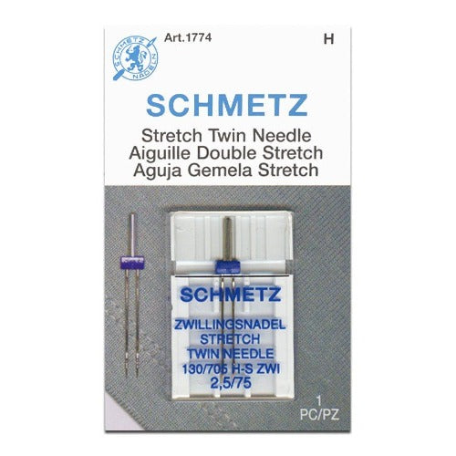 Schmetz Stretch Twin Needle 2.5/75