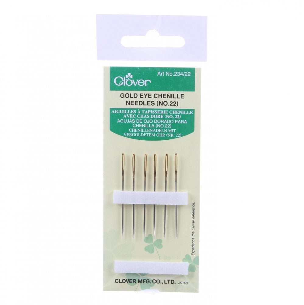 Gold Eye Chenille Needles Size 22