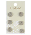 LaMode Hammered Metal Buttons