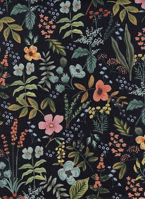 Amalfi - Herb Garden Midnight | Canvas