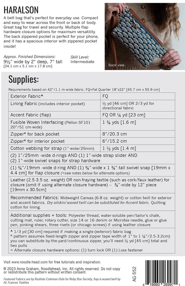 Haralson Belt Bag - Thread Count Fabrics