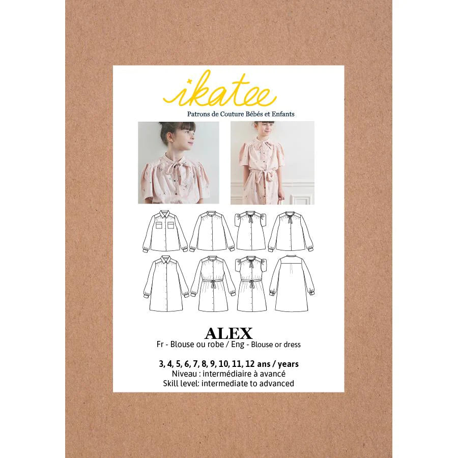 Alex Blouse or Dress Pattern | 3-12 Years