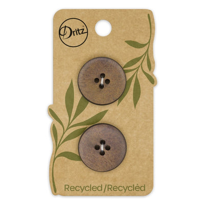Brown Leather Buttons