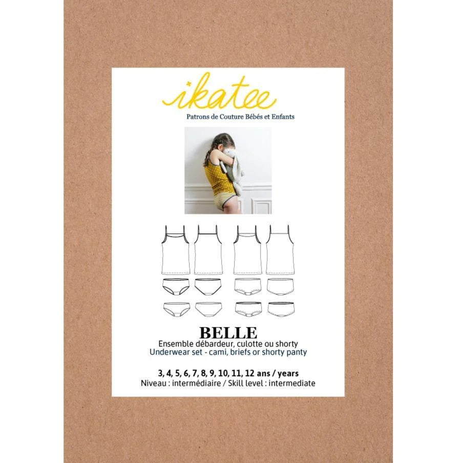 Belle Underwear Set Pattern | 3-12 Years