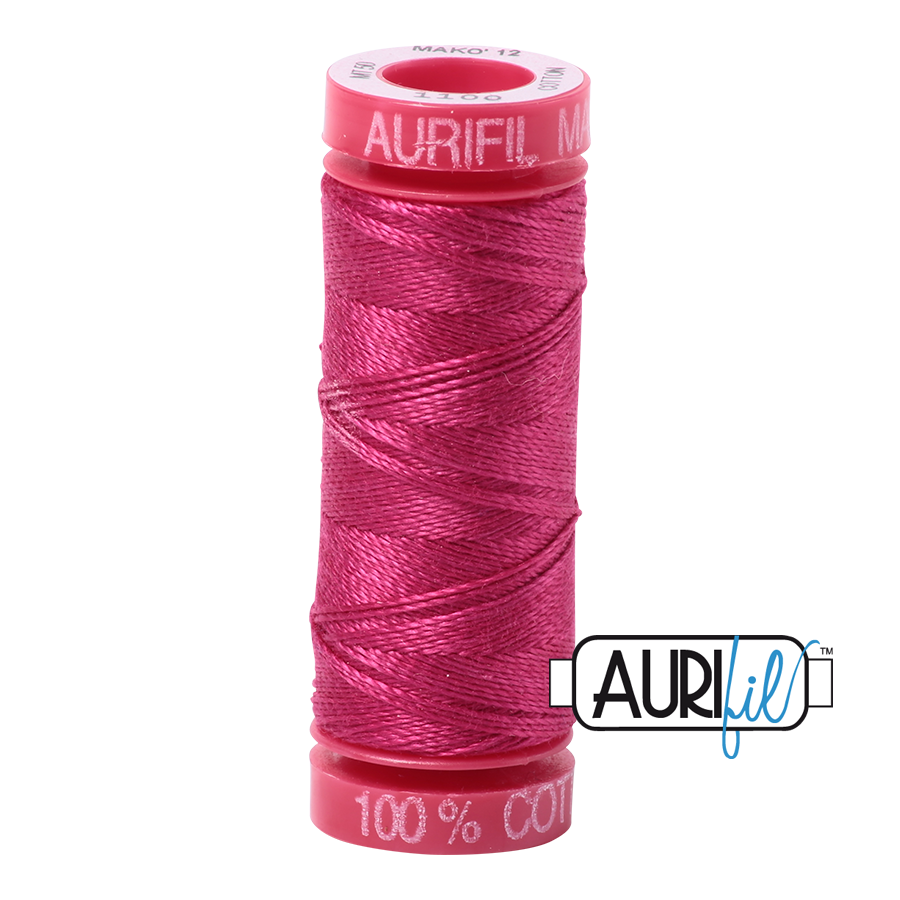 Aurifil 12wt - Red Plum | Small Spool
