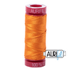Aurifil 12wt - Bright Orange | Small Spool