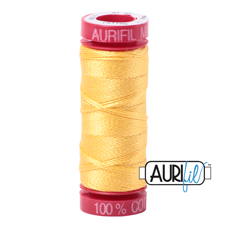 Aurifil 12wt - Pale Yellow | Small Spool