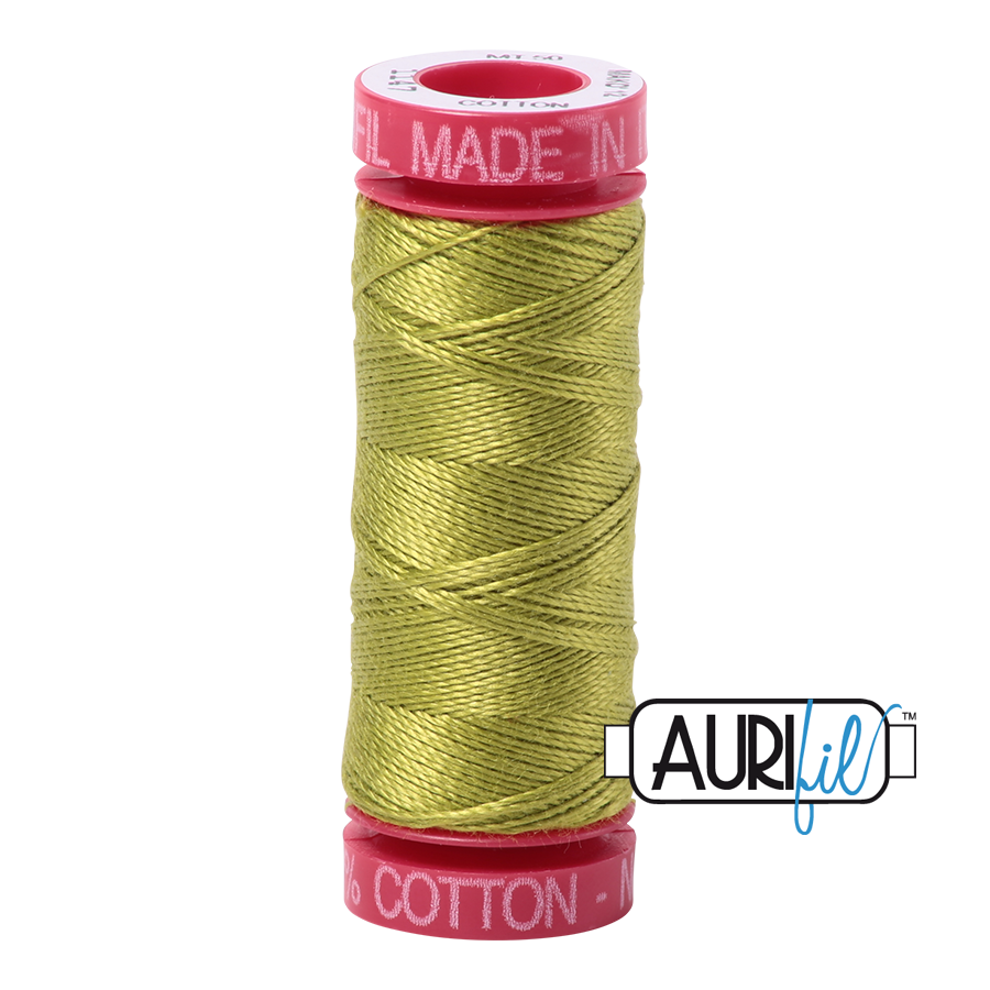 Aurifil 12wt - Light Leaf Green | Small Spool