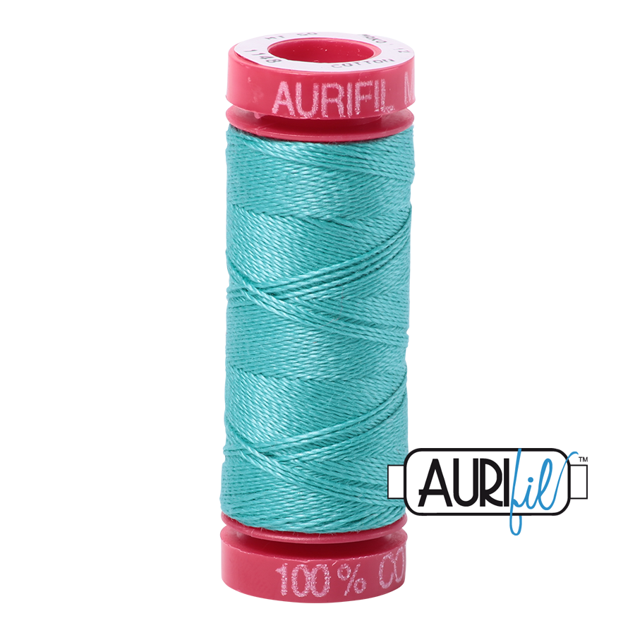 Aurifil 12wt - Light Jade | Small Spool