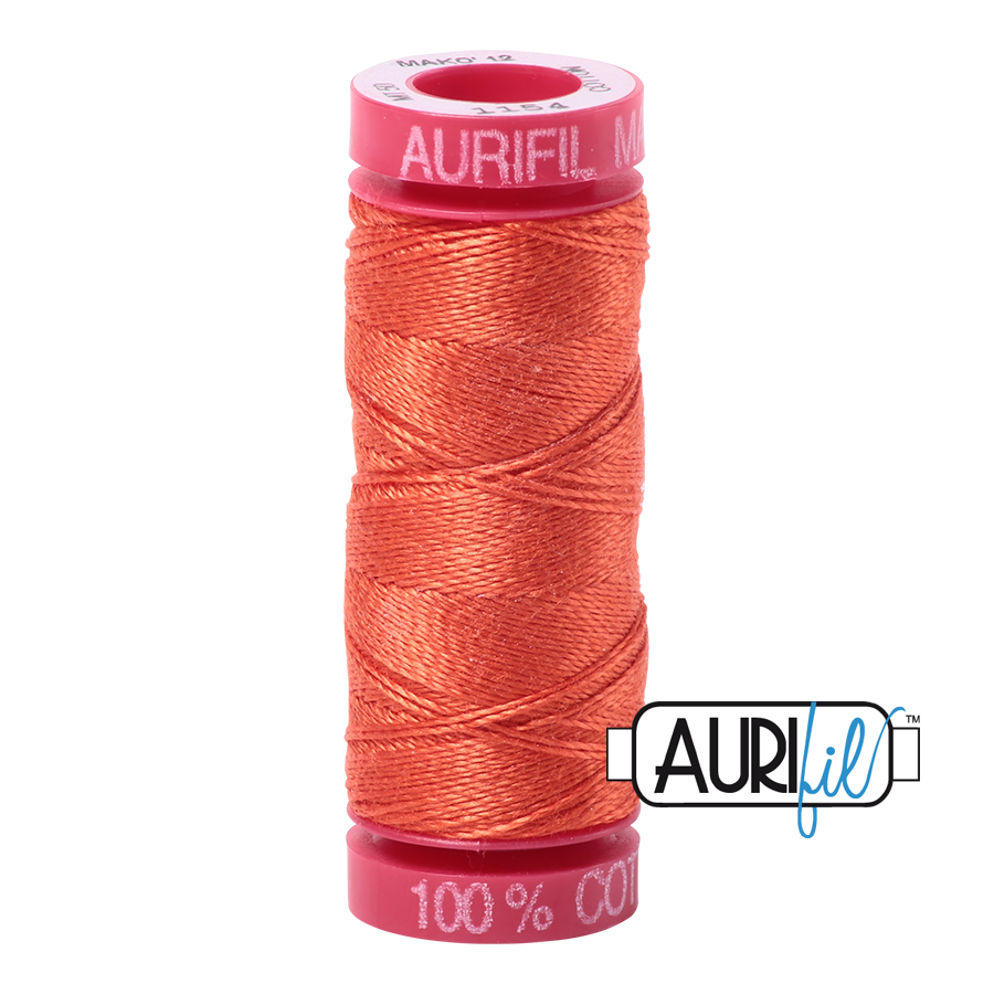 Aurifil 12wt - Dusty Orange | Small Spool