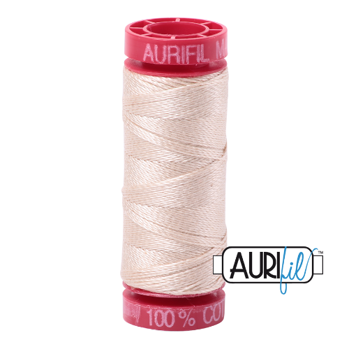 Aurifil 12wt - Light Sand | Small Spool