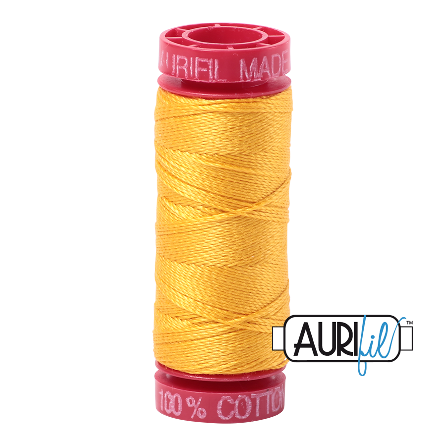 Aurifil 12wt - Yellow | Small Spool