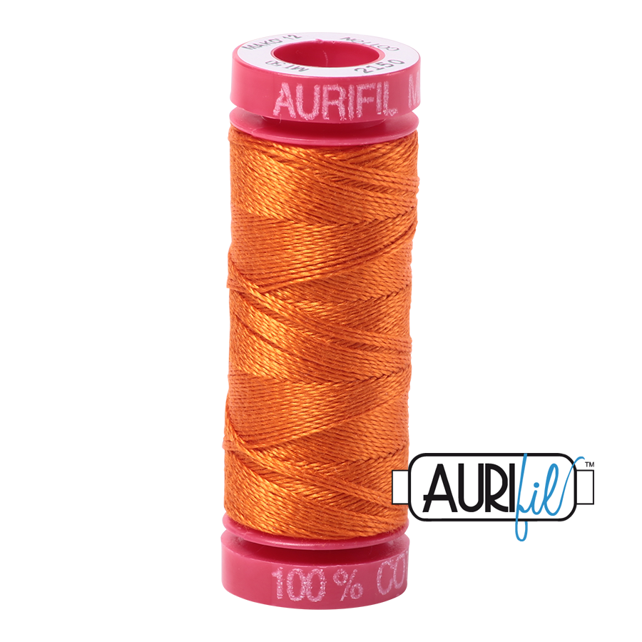 Aurifil 12wt - Pumpkin | Small Spool
