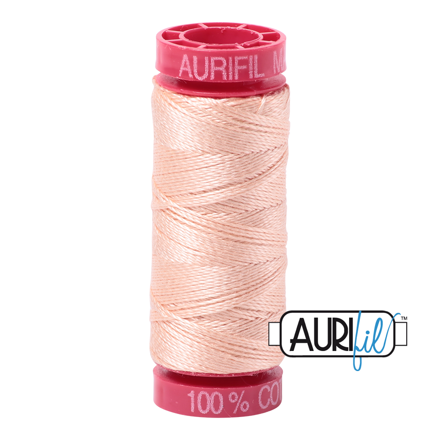 Aurifil 12wt - Apricot | Small Spool