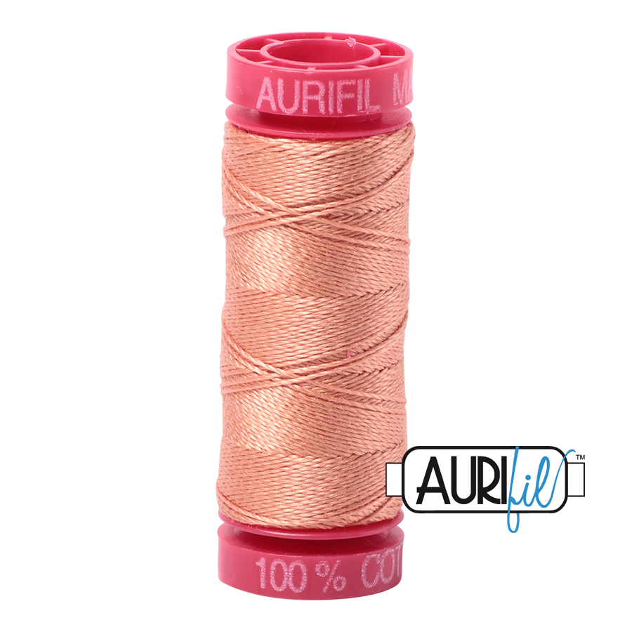 Aurifil 12wt - Peach | Small Spool