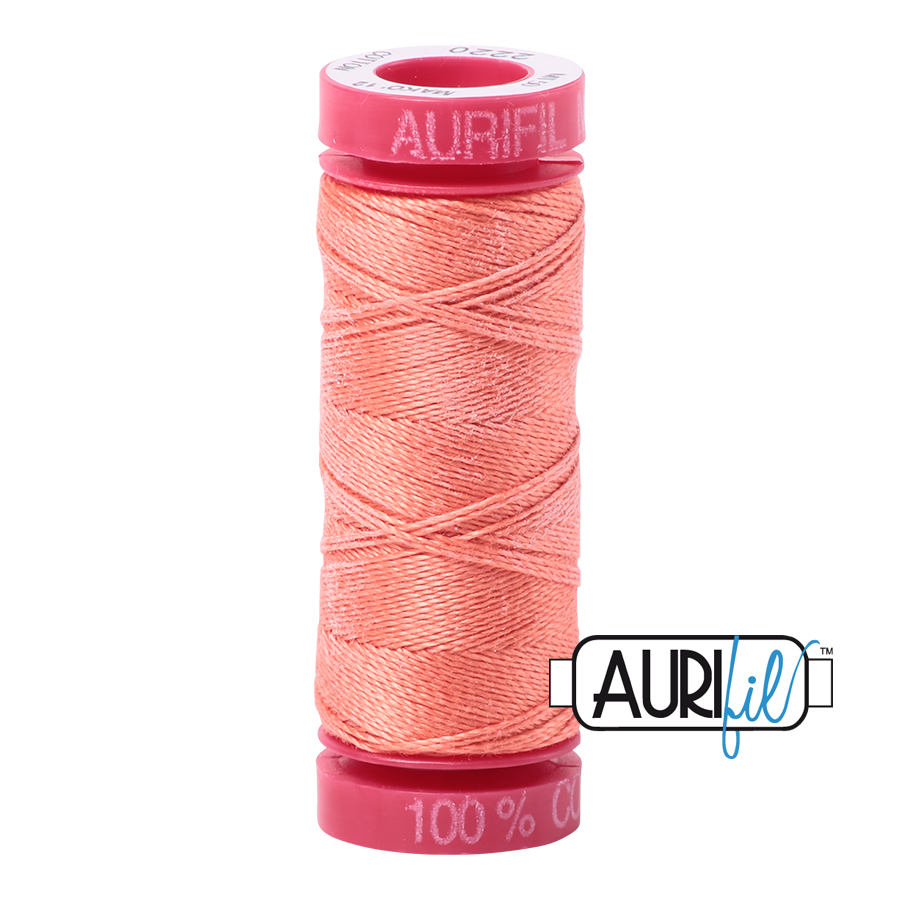 Aurifil 12wt - Light Salmon | Small Spool