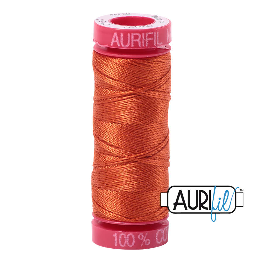 Aurifil 12wt - Rusty Orange | Small Spool
