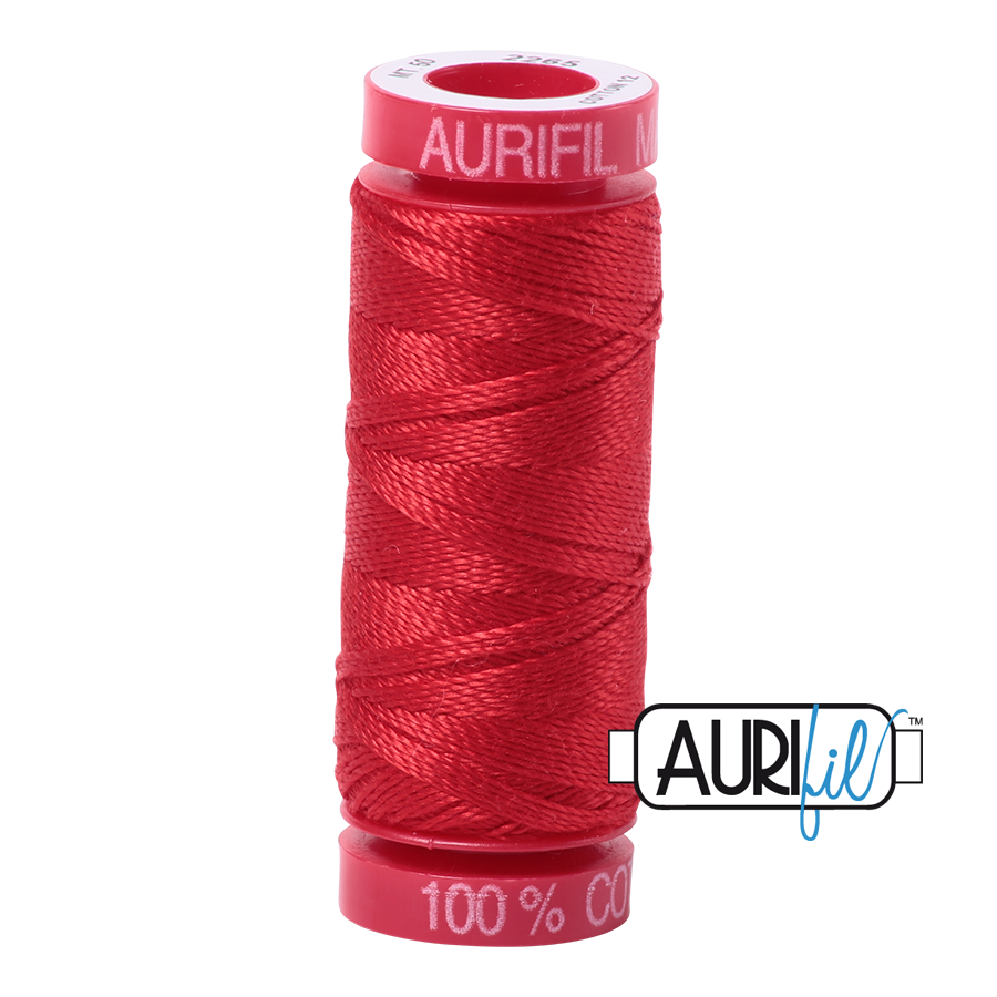Aurifil 12wt - Lobster Red | Small Spool
